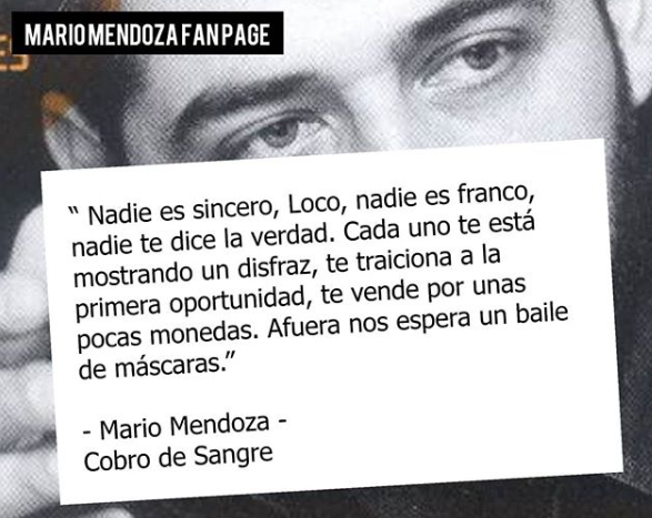 Frases celebres del escritor Mario Mendoza - Biblioteca Salvadora |  Descargar PDF