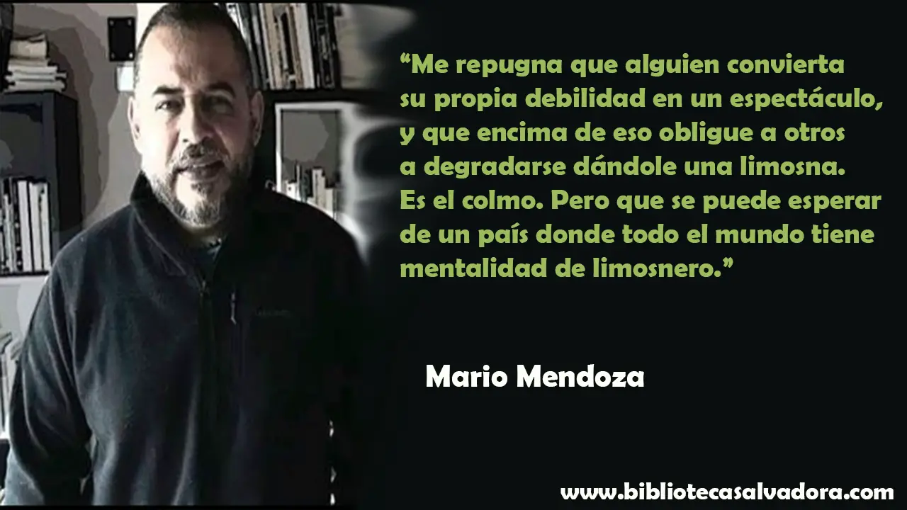 Frases celebres del escritor Mario Mendoza - Biblioteca Salvadora |  Descargar PDF